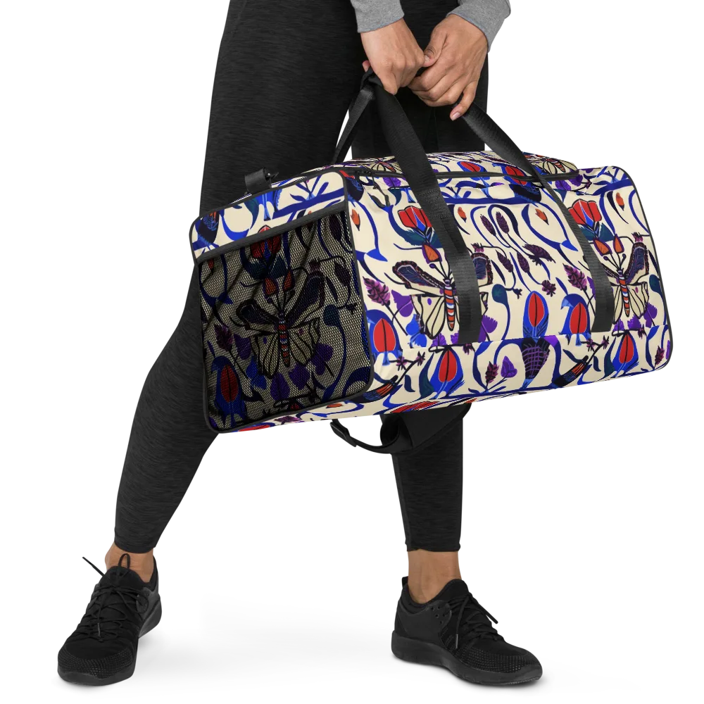 Violet Wildgarden on Duffle Bag — Right Front