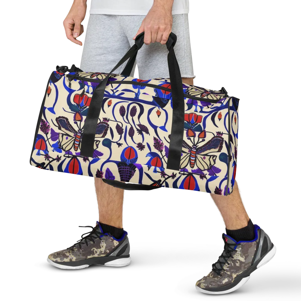 Violet Wildgarden on Duffle Bag — Front