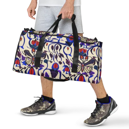 Violet Wildgarden on a Duffle Bag