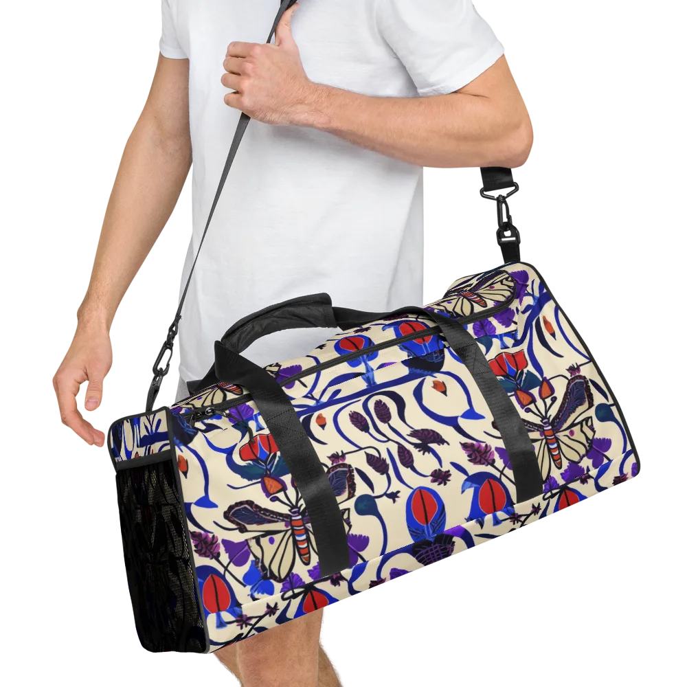Violet Wildgarden on Duffle Bag — Right Front