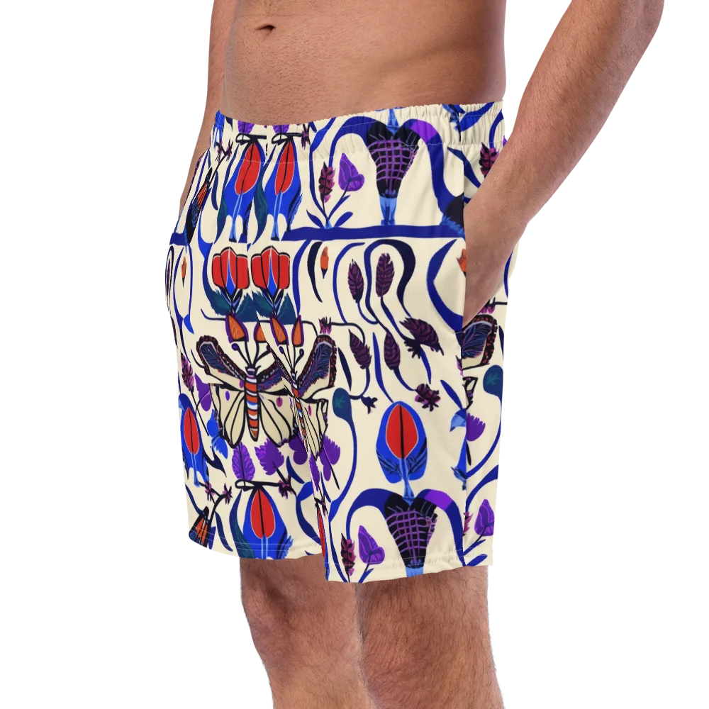 Violet Wildgarden on Swim Trunks — Left Front