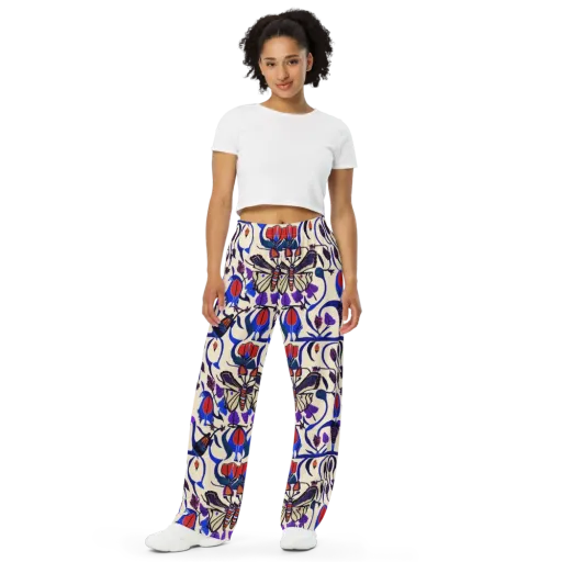 Violet Wildgarden on a Wide-Leg Pants