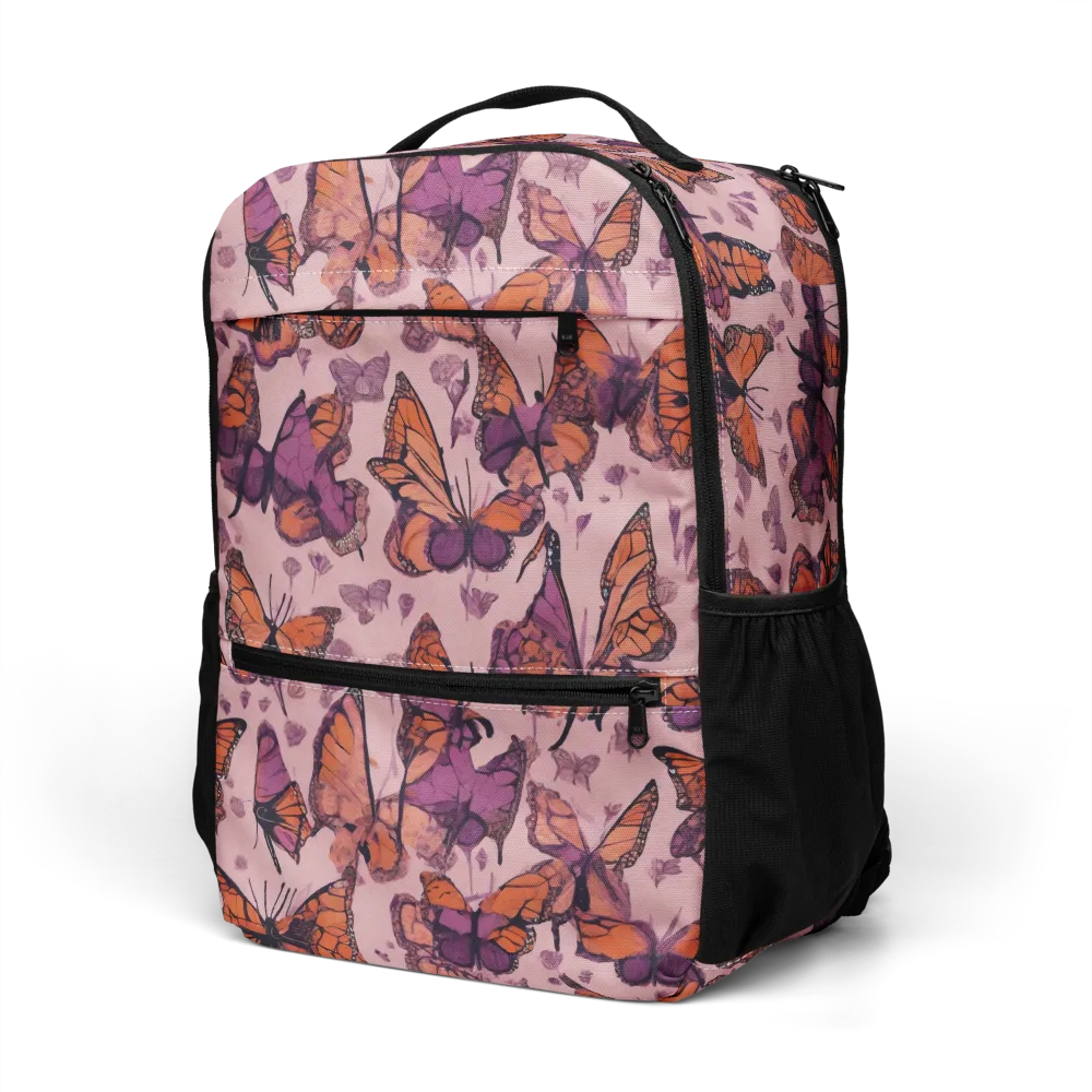 Mauve Migration on Utility Backpack — Left Front