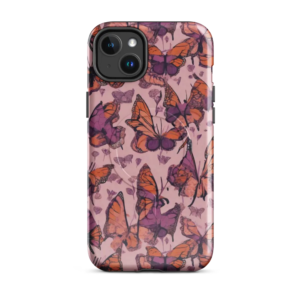 Mauve Migration on MagSafe Tough Case for iPhone® — Front