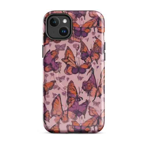 Mauve Migration on a MagSafe Tough Case for iPhone®