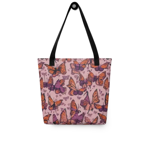 Mauve Migration on a Tote Bag