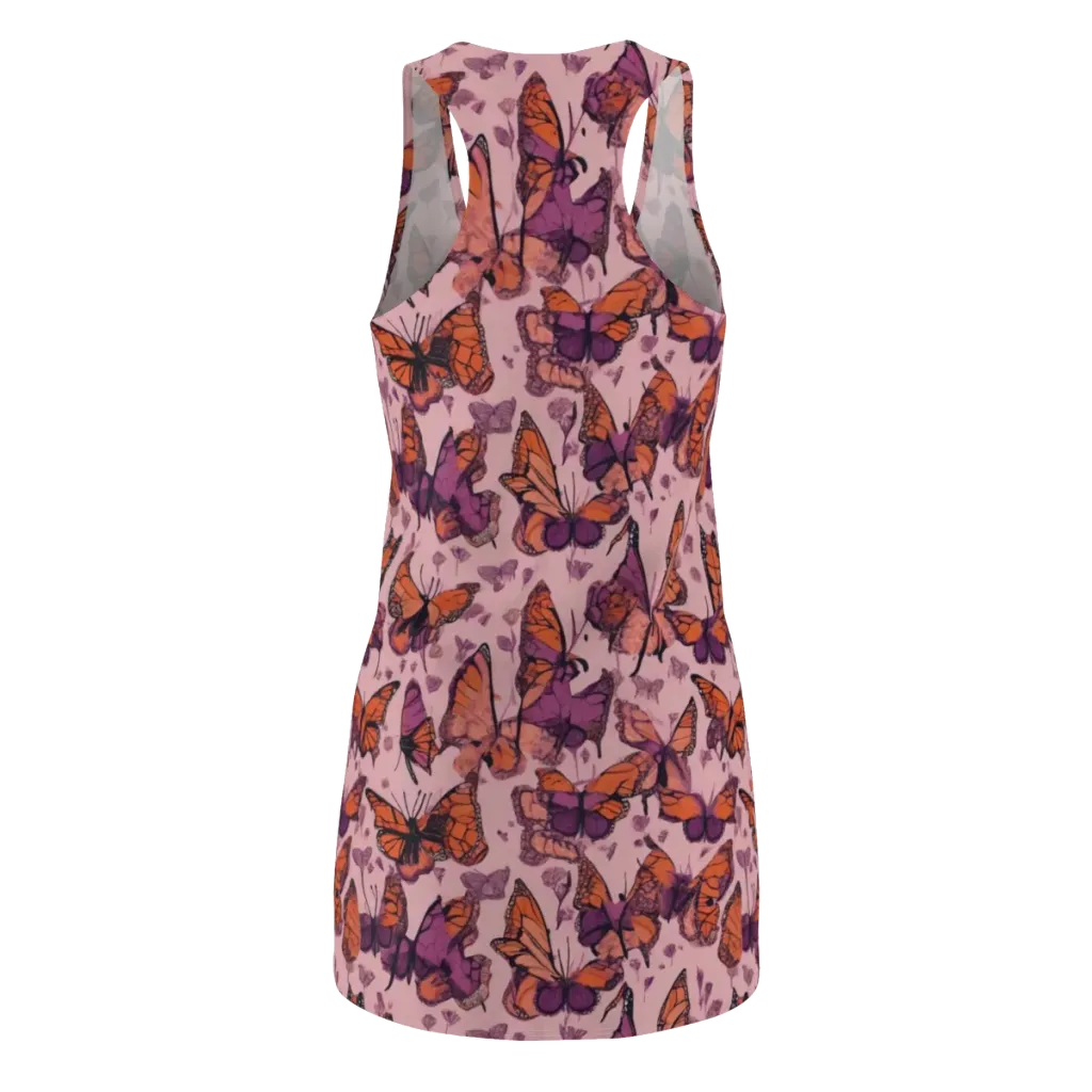 Mauve Migration on Racerback Dress — Back