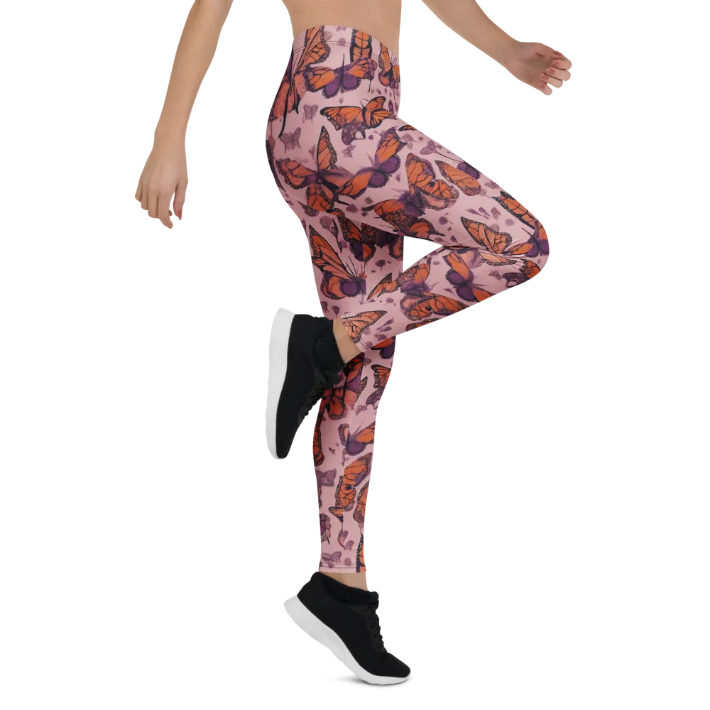 Mauve Migration on Leggings — Right