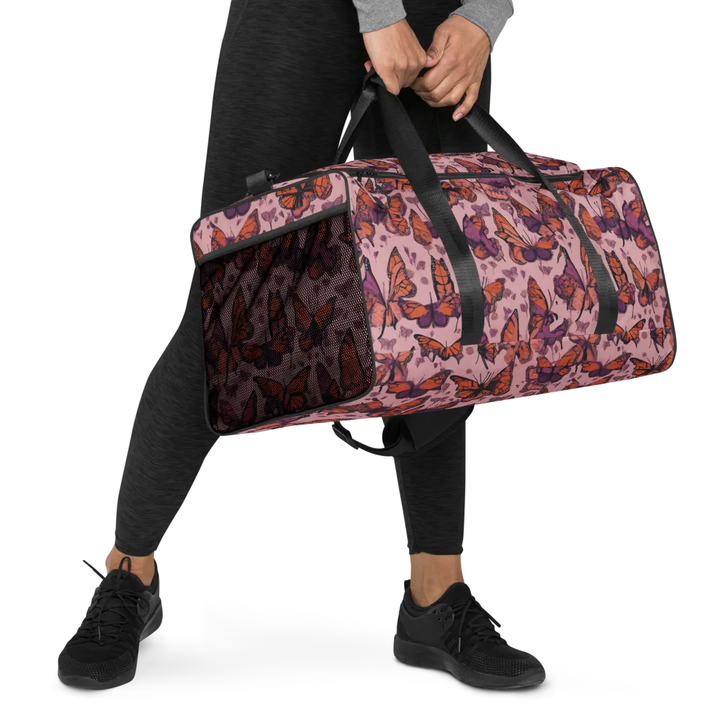 Mauve Migration on Duffle Bag — Right Front