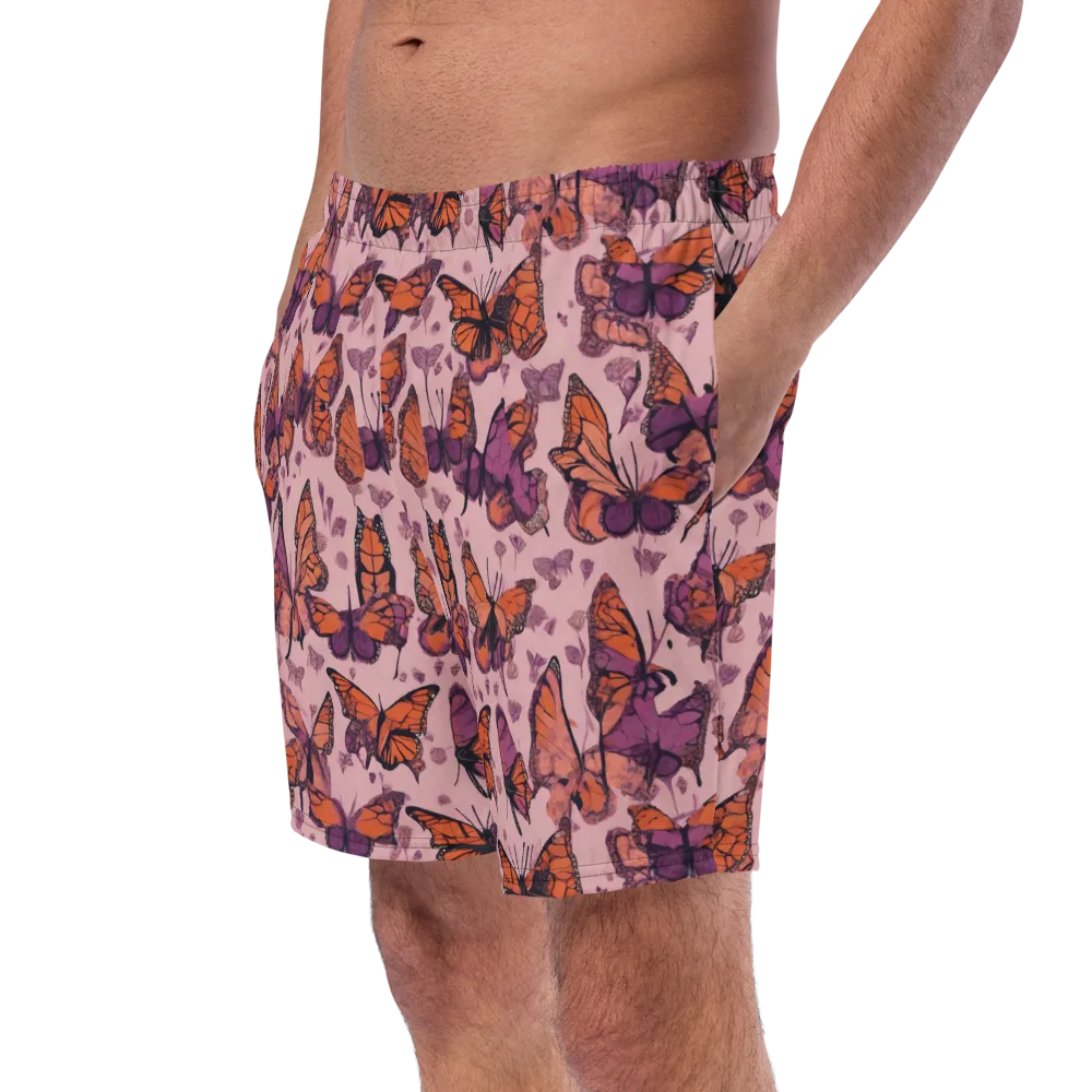Mauve Migration on Swim Trunks — Left Front
