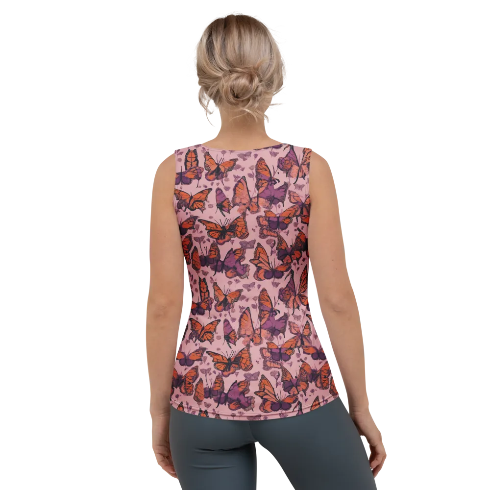 Mauve Migration on Women's Tank Top — Back