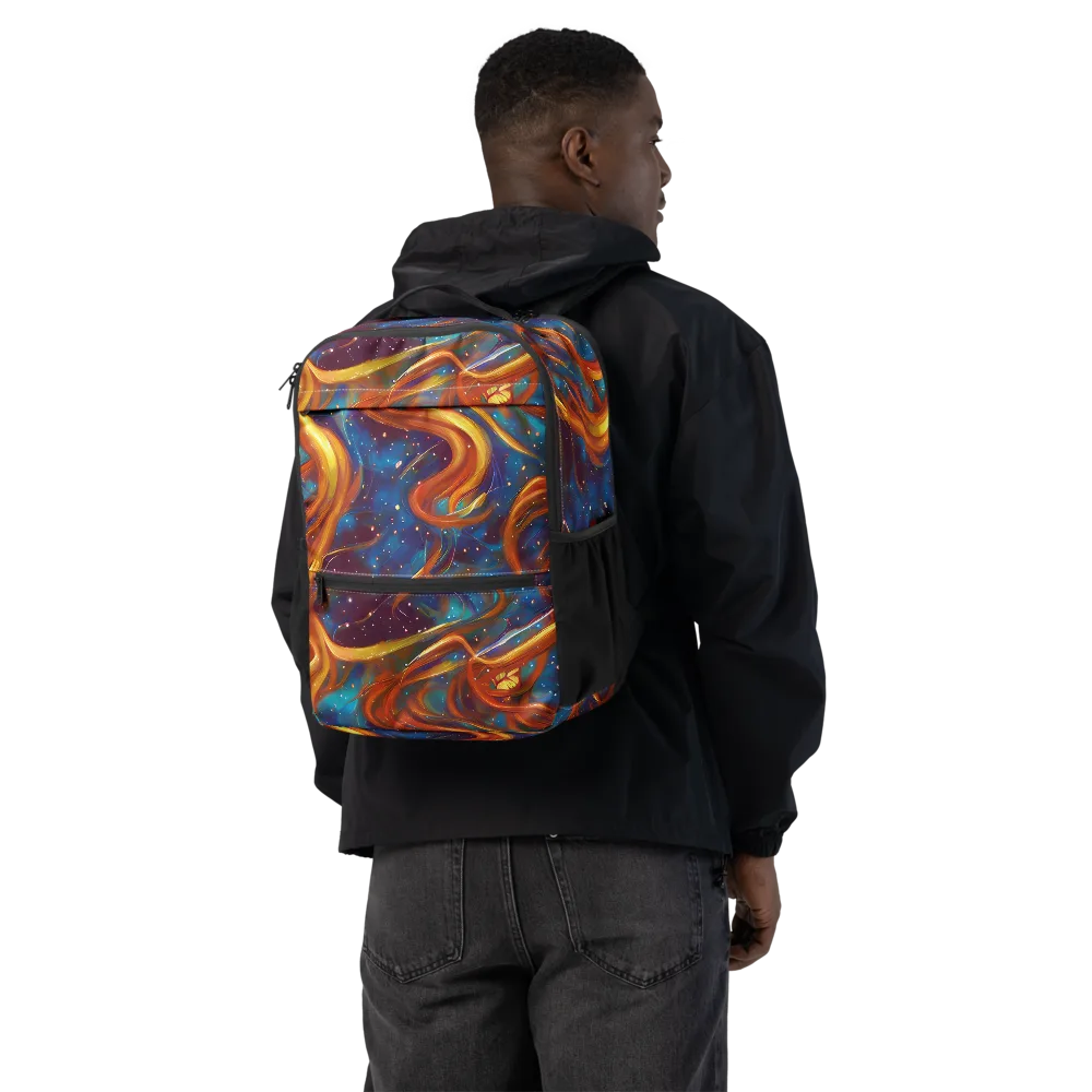 Perez Whirl on Utility Backpack — Back