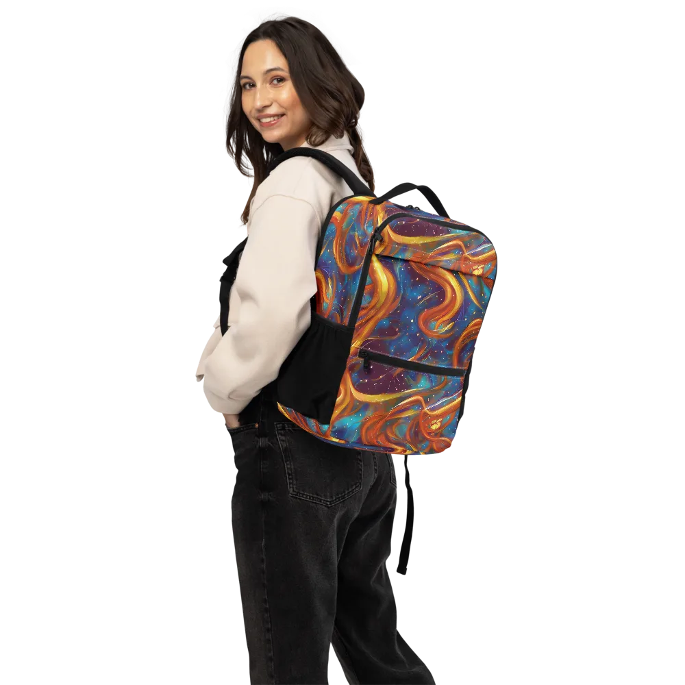 Perez Whirl on Utility Backpack — Back