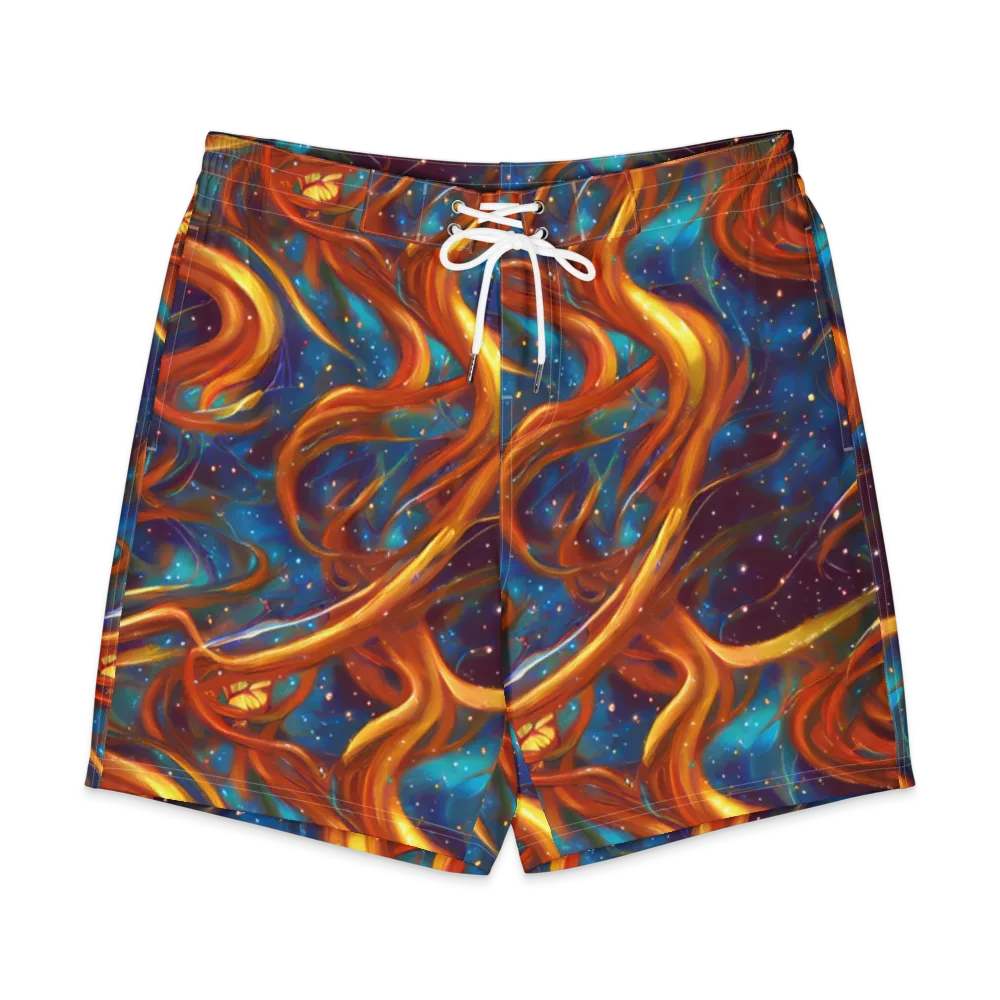 Perez Whirl on Men's Board Shorts — Front