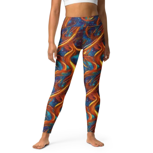 Perez Whirl on a Yoga Leggings