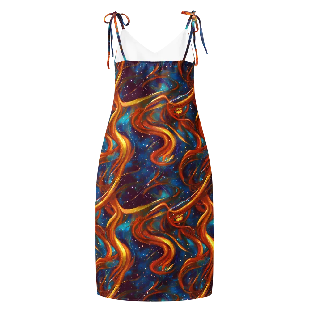 Perez Whirl on Slip Dress — Back