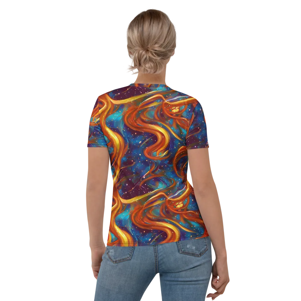 Perez Whirl on Women's Crew Neck T-Shirt — Back