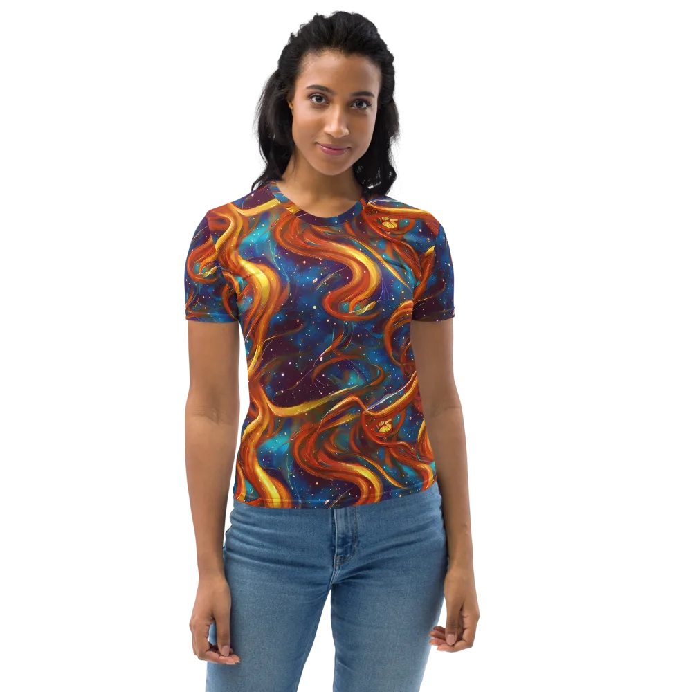 Perez Whirl on Women's Crew Neck T-Shirt — Front