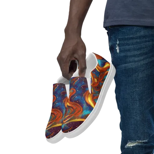 Perez Whirl on a Men's Slip-On Canvas Shoes