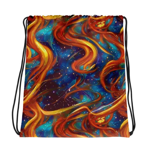 Perez Whirl on a Drawstring Bag
