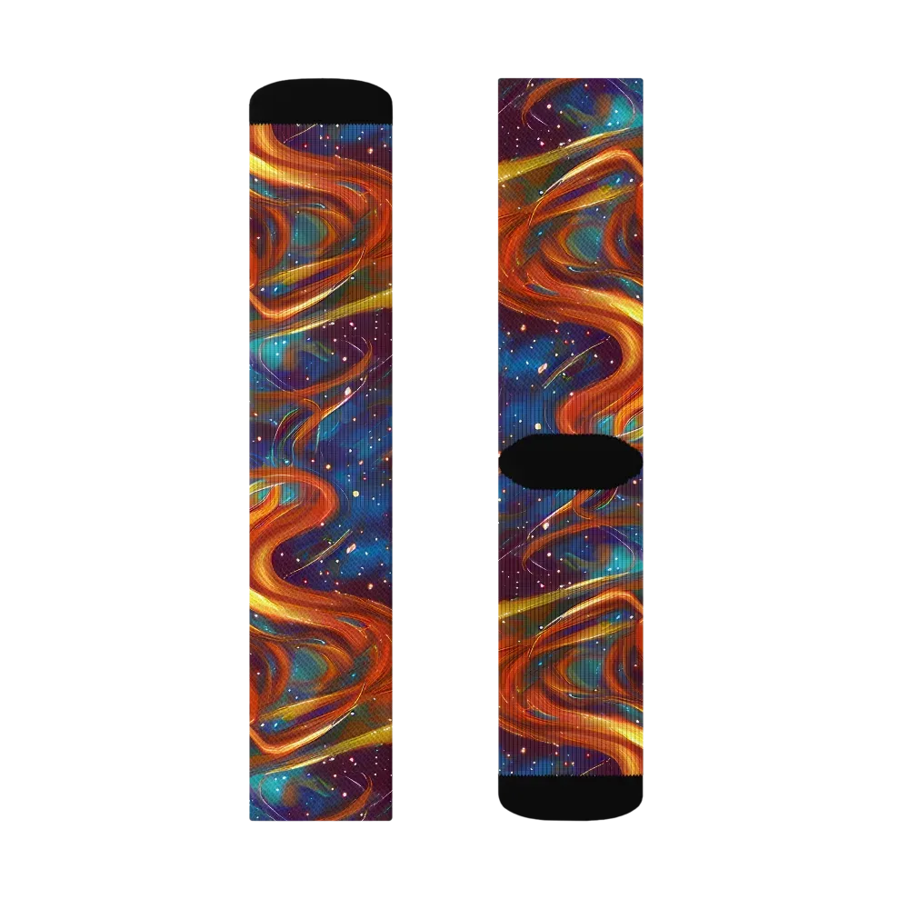 Perez Whirl on Socks — Right Sock
