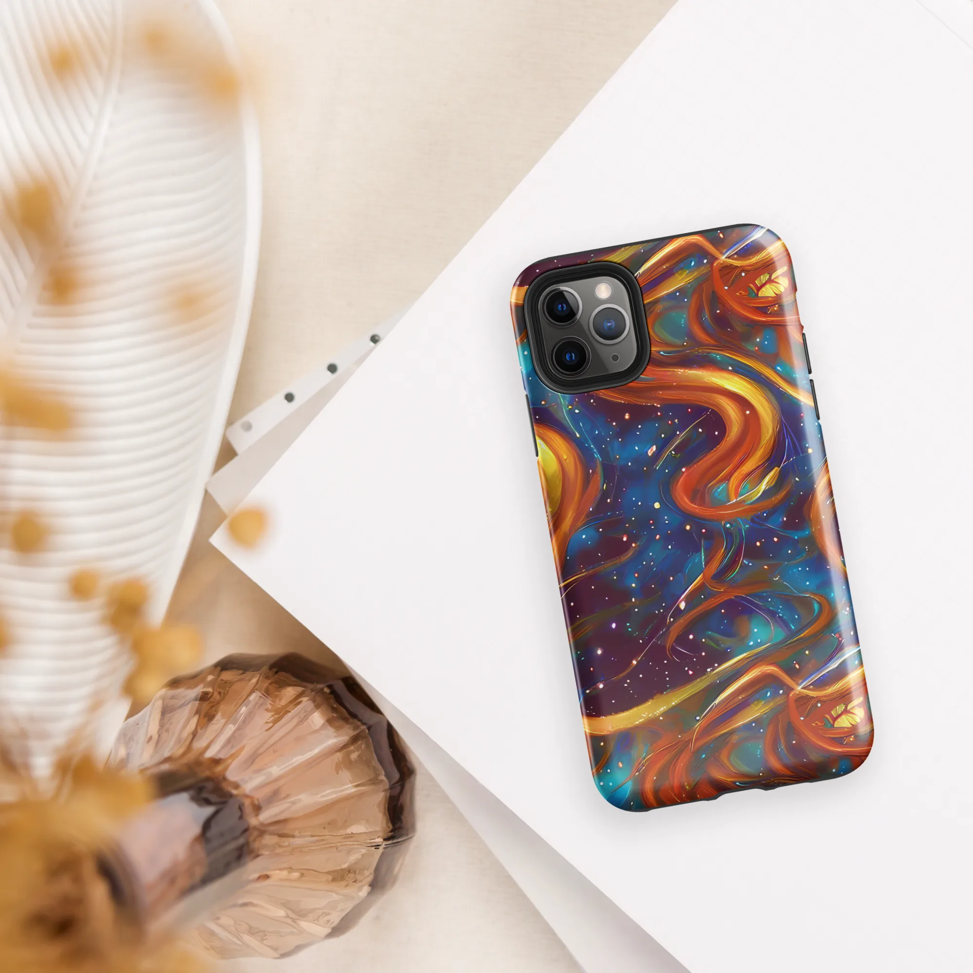 Perez Whirl on Tough Case for iPhone® — Front
