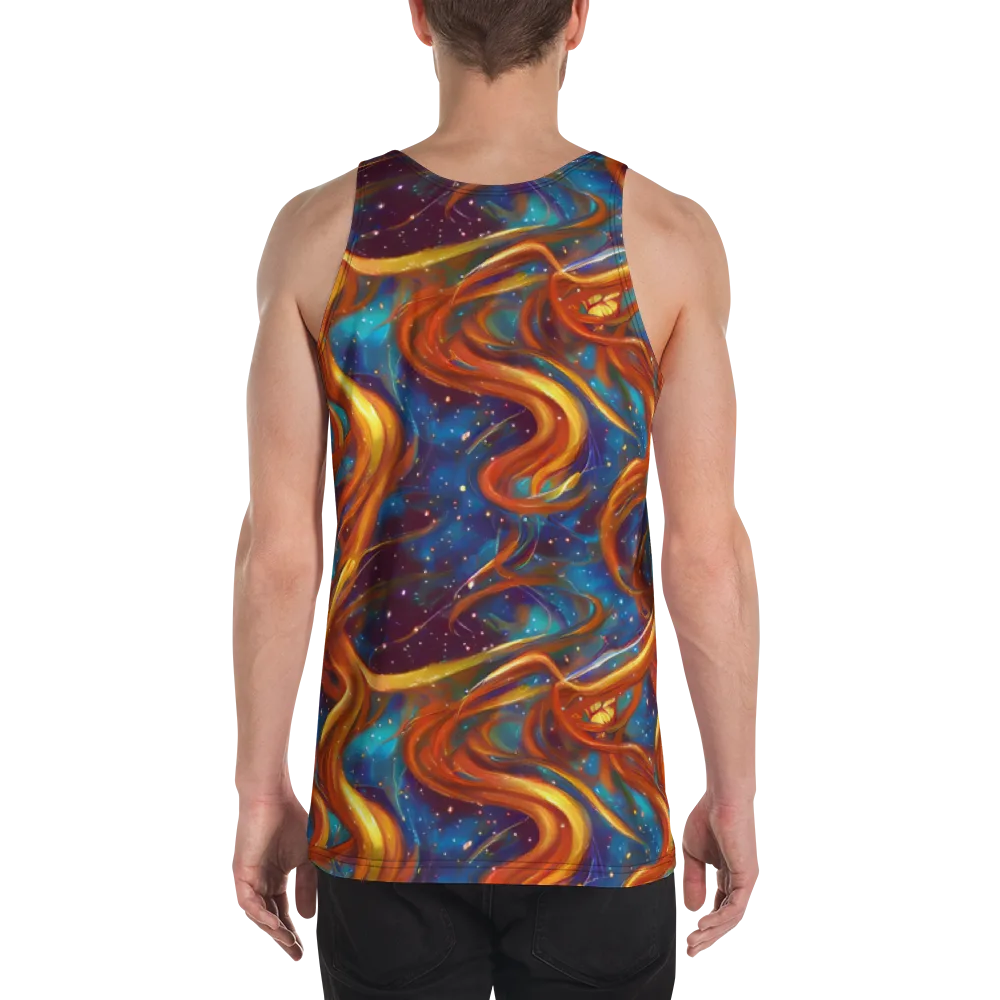 Perez Whirl on Men's Tank Top — Back