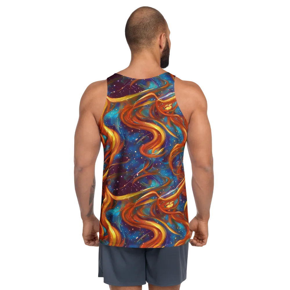 Perez Whirl on Men's Tank Top — Back