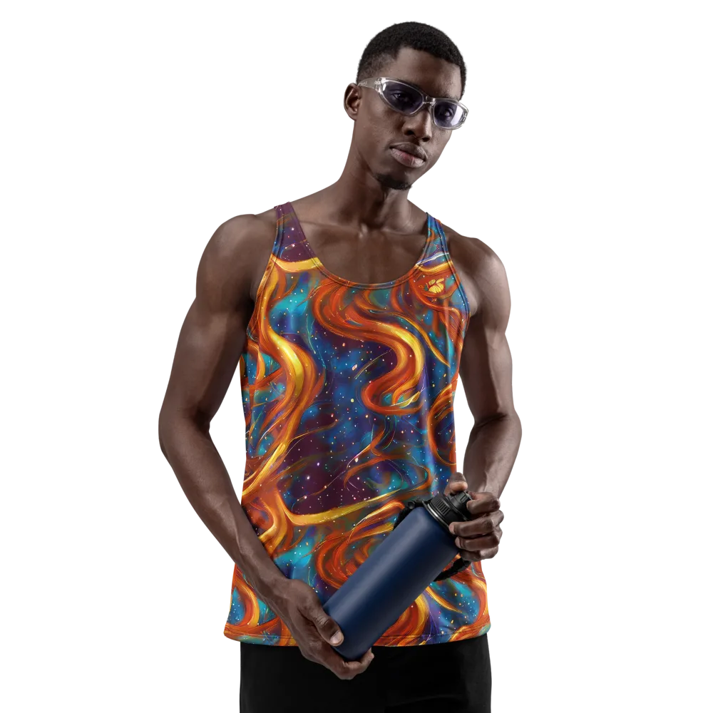 Perez Whirl on Men's Tank Top — Front