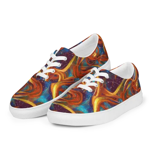 Perez Whirl on a Men's Lace-Up Canvas Shoes