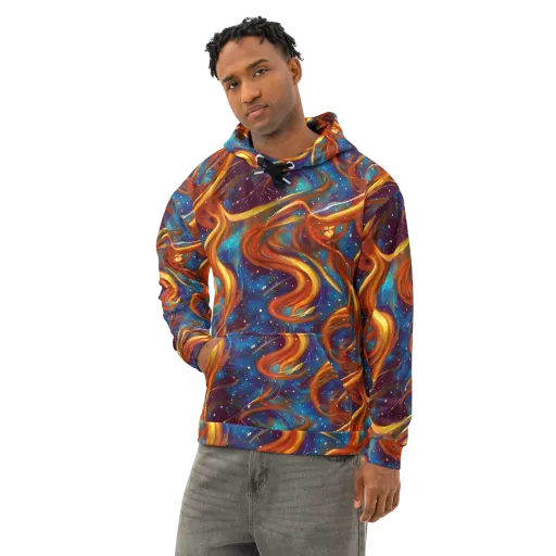 Perez Whirl on a Cotton Hoodie