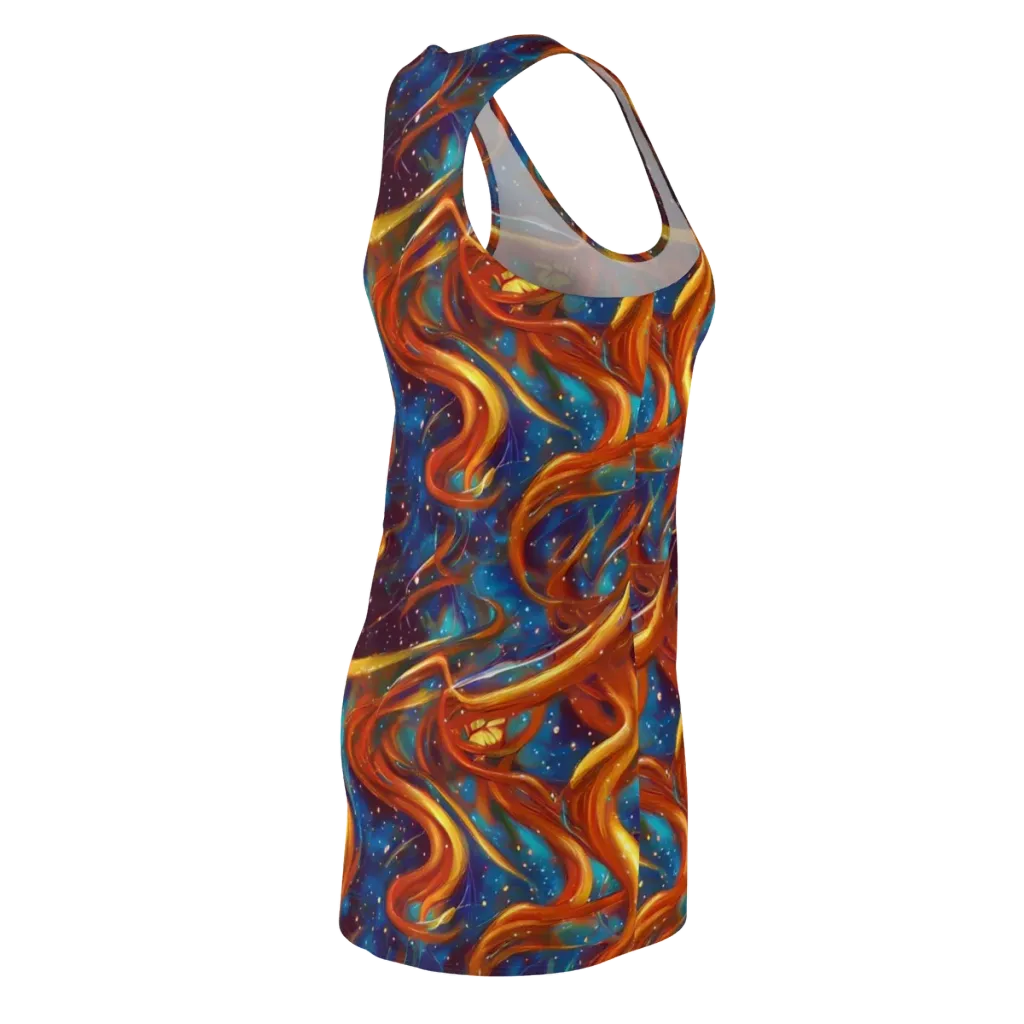 Perez Whirl on Racerback Dress — Back Side