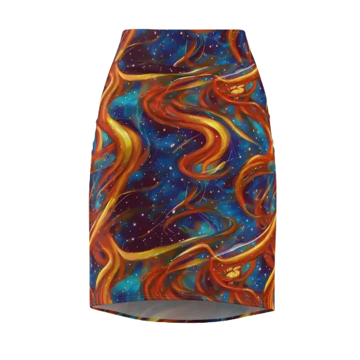 Perez Whirl on a Pencil Skirt