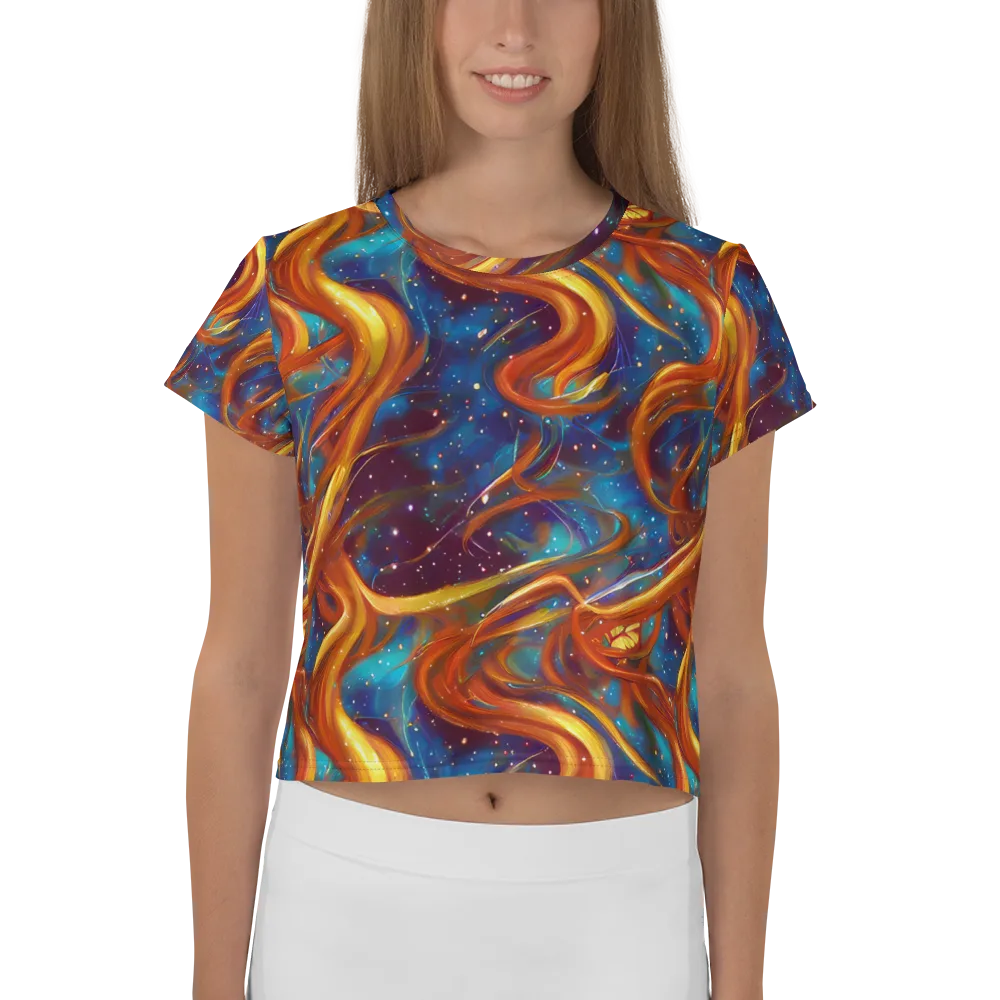 Perez Whirl on Crop Tee — Front