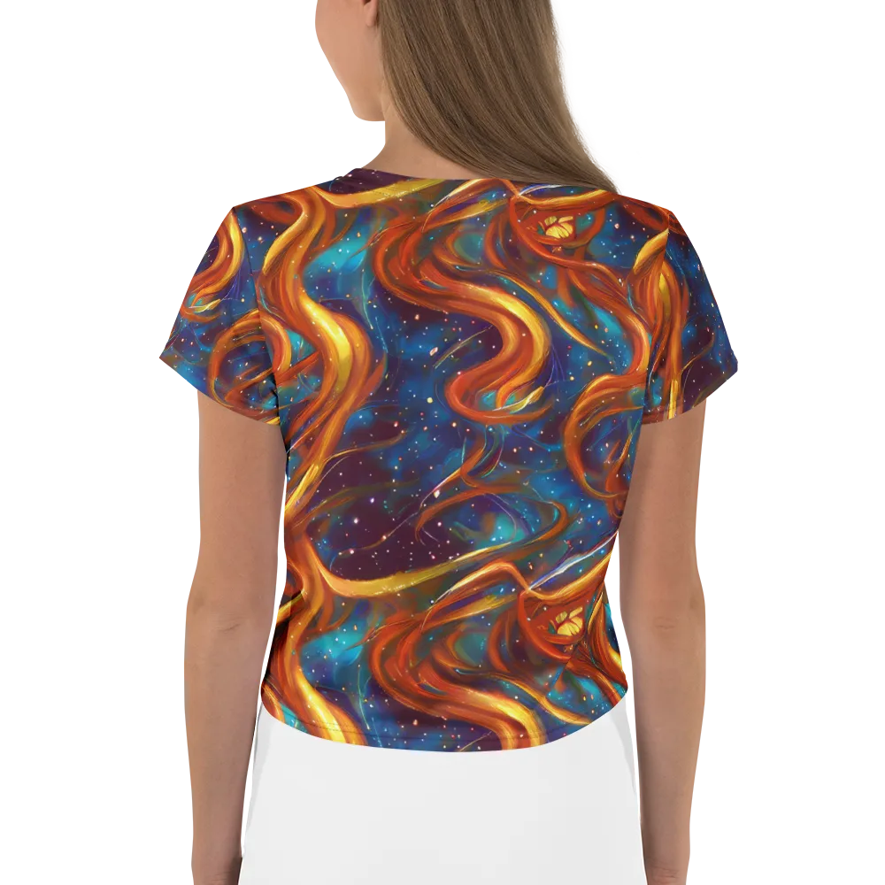 Perez Whirl on Crop Tee — Back
