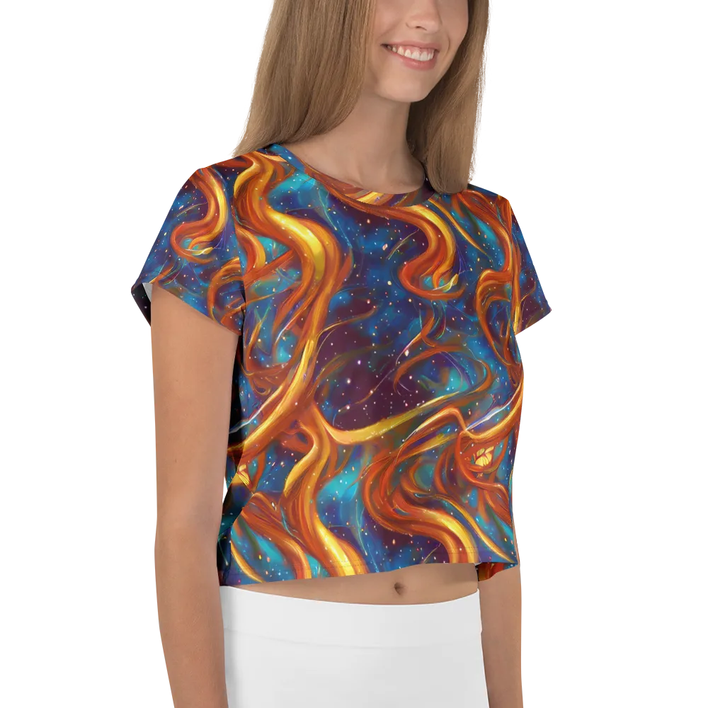 Perez Whirl on Crop Tee — Right