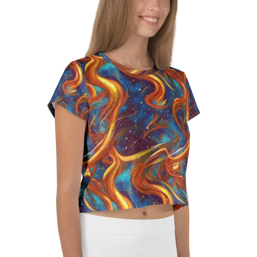 Perez Whirl on a Crop Tee