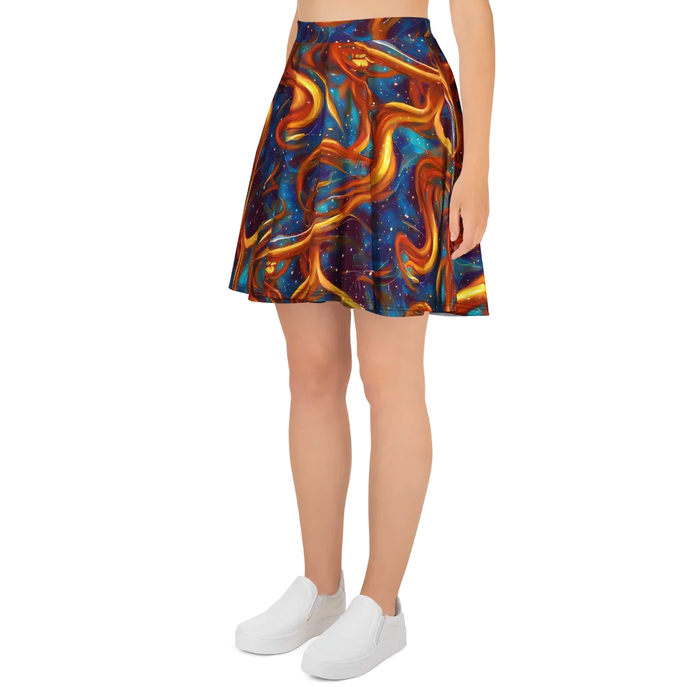 Perez Whirl on Skater Skirt — Left