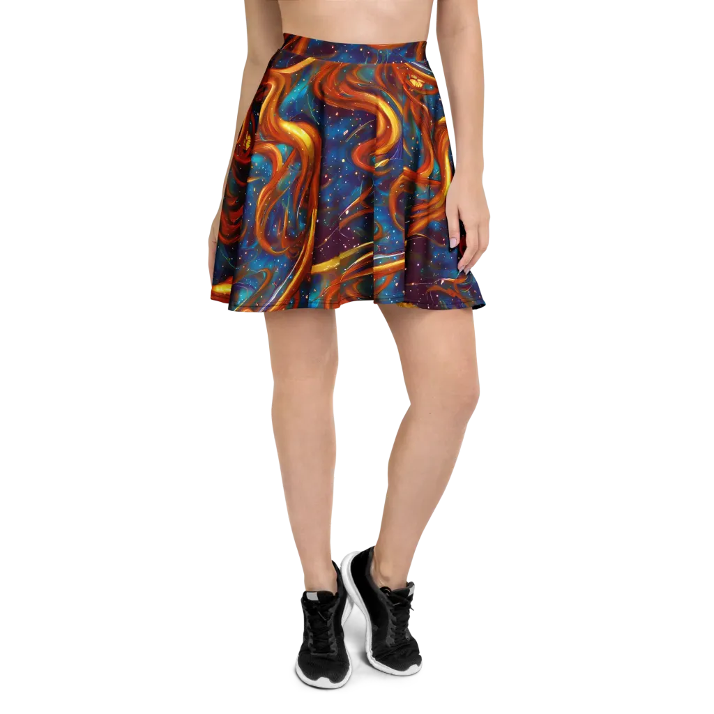 Perez Whirl on Skater Skirt — Front