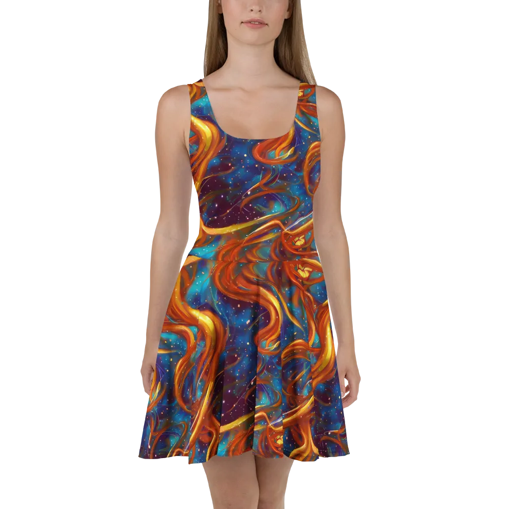 Perez Whirl on Skater Dress — Front