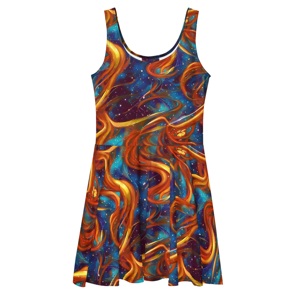 Perez Whirl on Skater Dress — Front
