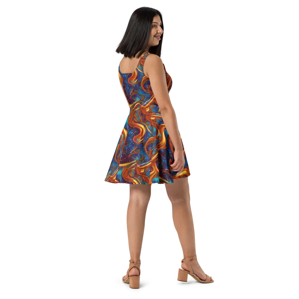 Perez Whirl on Skater Dress — Right