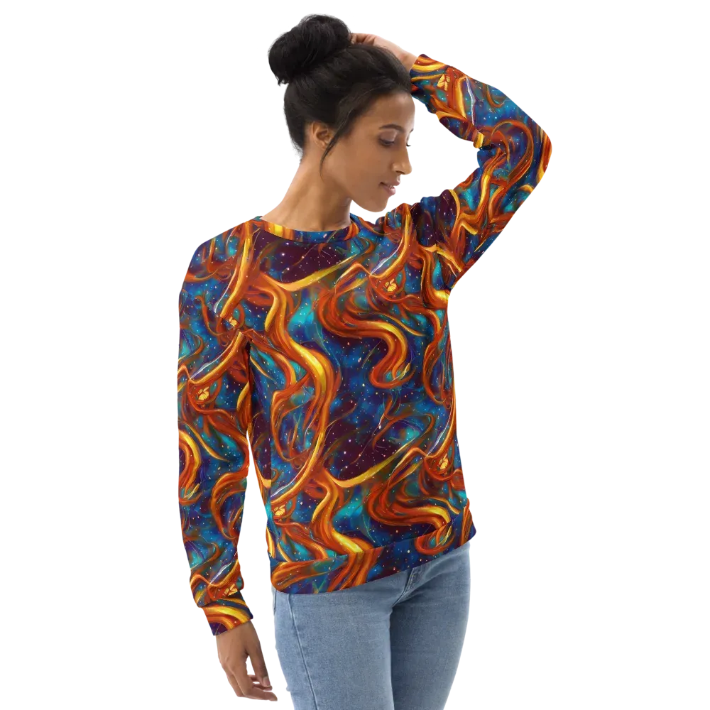 Perez Whirl on Sweatshirt — Right Front