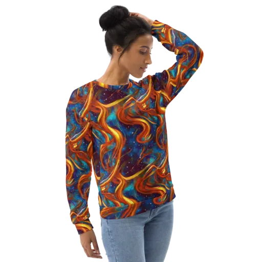 Perez Whirl on a Sweatshirt