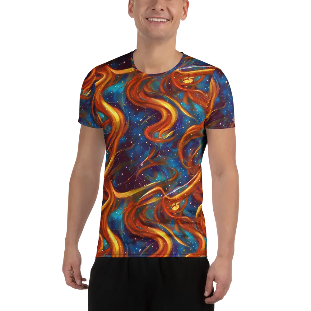 Perez Whirl on Men's Athletic T-Shirt — Front