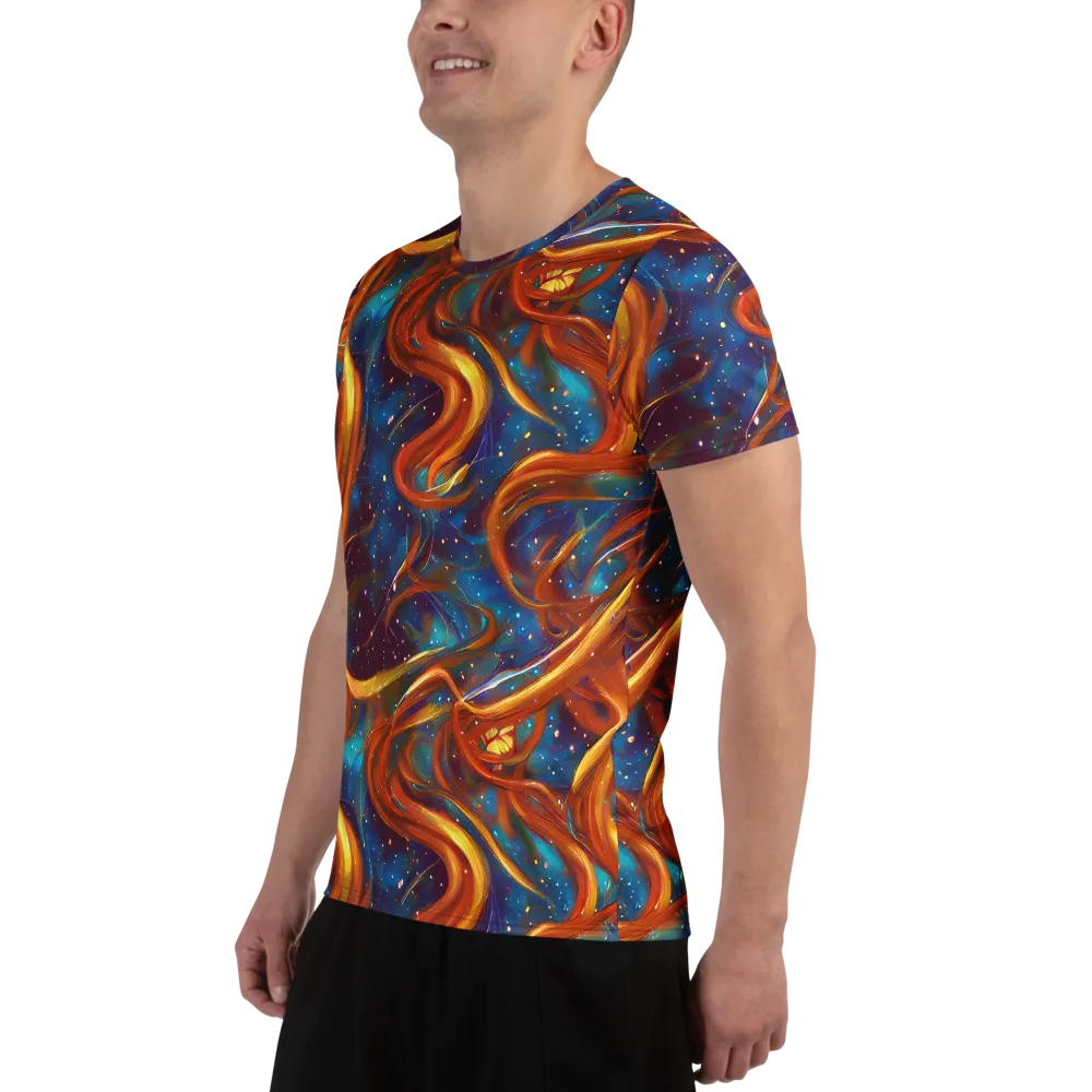 Perez Whirl on Men's Athletic T-Shirt — Left