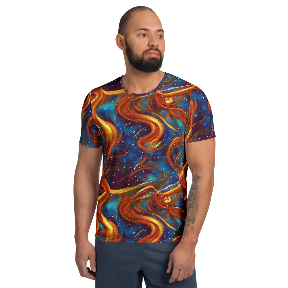 Perez Whirl on Men's Athletic T-Shirt — Front