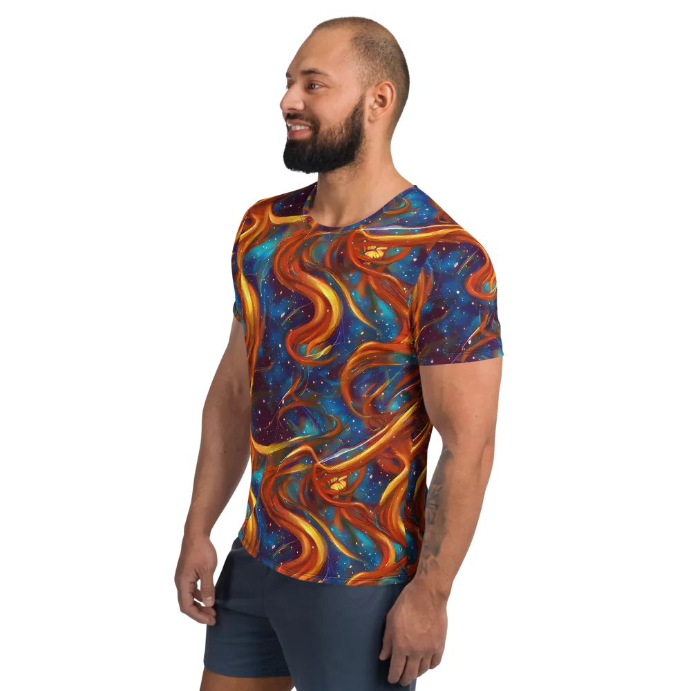 Perez Whirl on Men's Athletic T-Shirt — Left