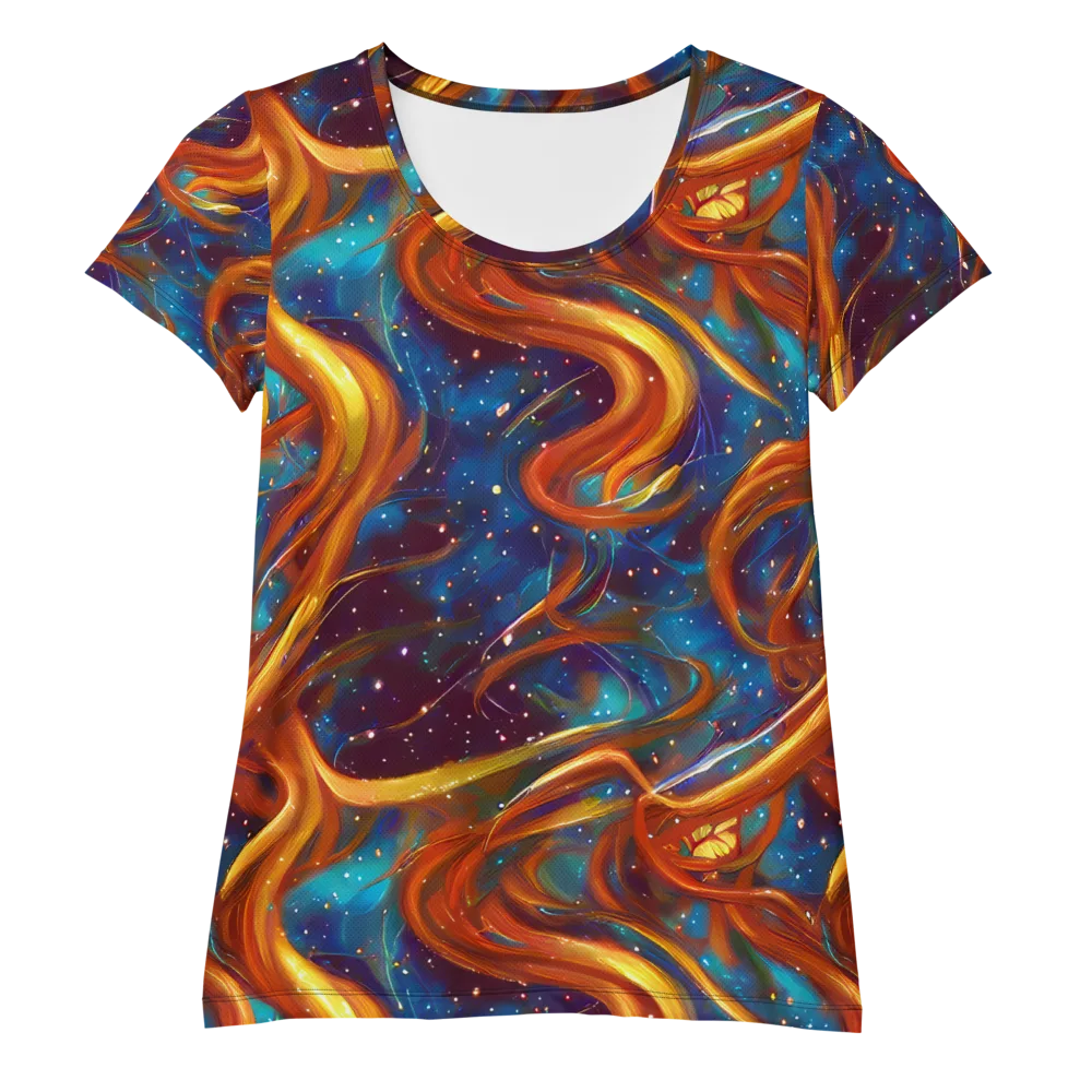 Perez Whirl on Women's Athletic T-Shirt — Front
