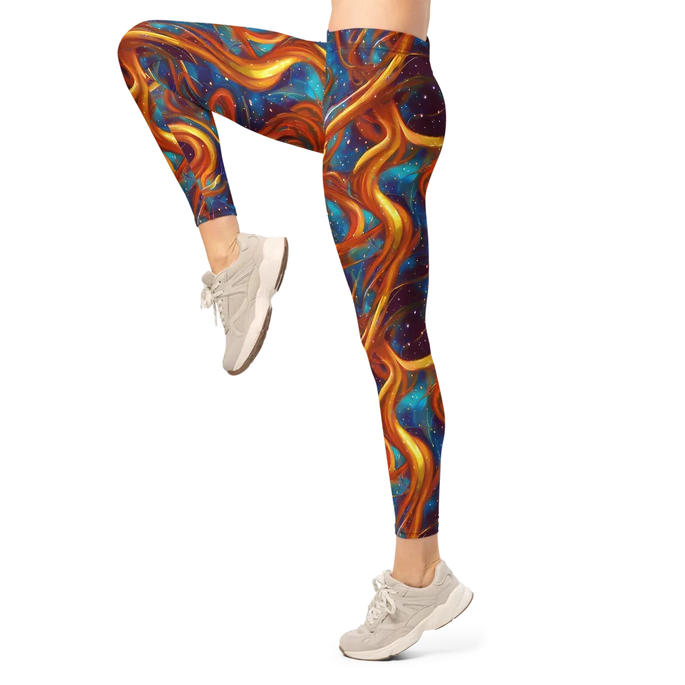 Perez Whirl on Leggings — Left